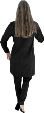 Load image into Gallery viewer, Lili Butler Black Long Sleeve Tunic and Pants Set, 12
