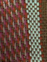 Load image into Gallery viewer, Rafē New York Pink and Orange Woven Handbag
