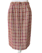 Load image into Gallery viewer, Neiman Marcus Vintage Pink Tweed Skirt, 8
