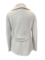 Load image into Gallery viewer, J. Crew Ivory Stadium Cloth Wool Pea Coat, 14
