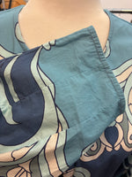 Load image into Gallery viewer, Carolina K Inae Tiles Blue Caftan and Belt with Tags, XS
