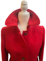 Load image into Gallery viewer, J. Crew Red Lady Day Double Cloth Italian Wool Coat, 6
