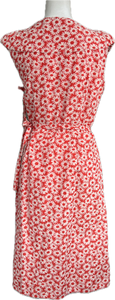 Antoine & Lili Red and White Daisy Wrap Dress, S/M