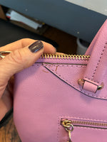 Load image into Gallery viewer, Henri Bendel Crosby Lilac Leather Bag with Shoulder Strap
