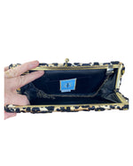Load image into Gallery viewer, Santi Leopard Beaded Clutch
