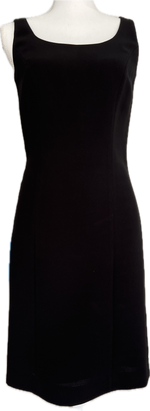 Load image into Gallery viewer, Tahari Black Sleeveless Shift Dress, 2
