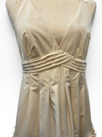 Load image into Gallery viewer, BCBG Maxazria Camila Ivory Ruffled A-Line Mini Dress, 10
