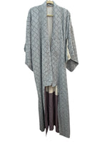 Load image into Gallery viewer, Vintage Grey Silk Kimono
