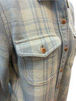 Load image into Gallery viewer, The Outerknown Blue Plaid Blanket Shirt, XS/S
