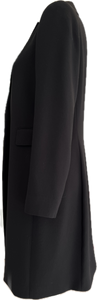 Tahari Black Topper One Button Coat, 10