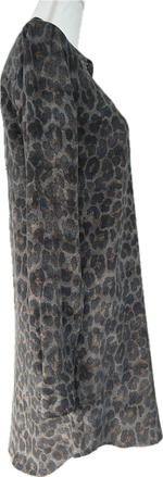 Load image into Gallery viewer, Equipment Leopard Print Silk Dress, S
