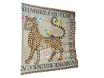 Load image into Gallery viewer, Simone Bruns Hand Printed Cashmere Leopard Scarf, with Tags

