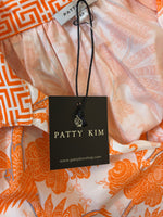 Load image into Gallery viewer, Patty Kim Marni Orange Print Maxi Dress, XS
