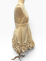 Load image into Gallery viewer, BCBG Maxazria Camila Ivory Ruffled A-Line Mini Dress, 10
