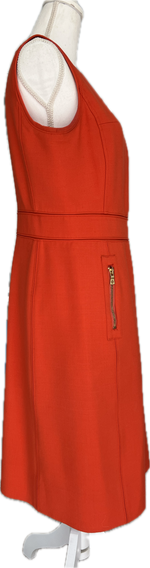Load image into Gallery viewer, Tory Burch Orange Sleeveless Dress, 8
