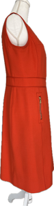 Tory Burch Orange Sleeveless Dress, 8