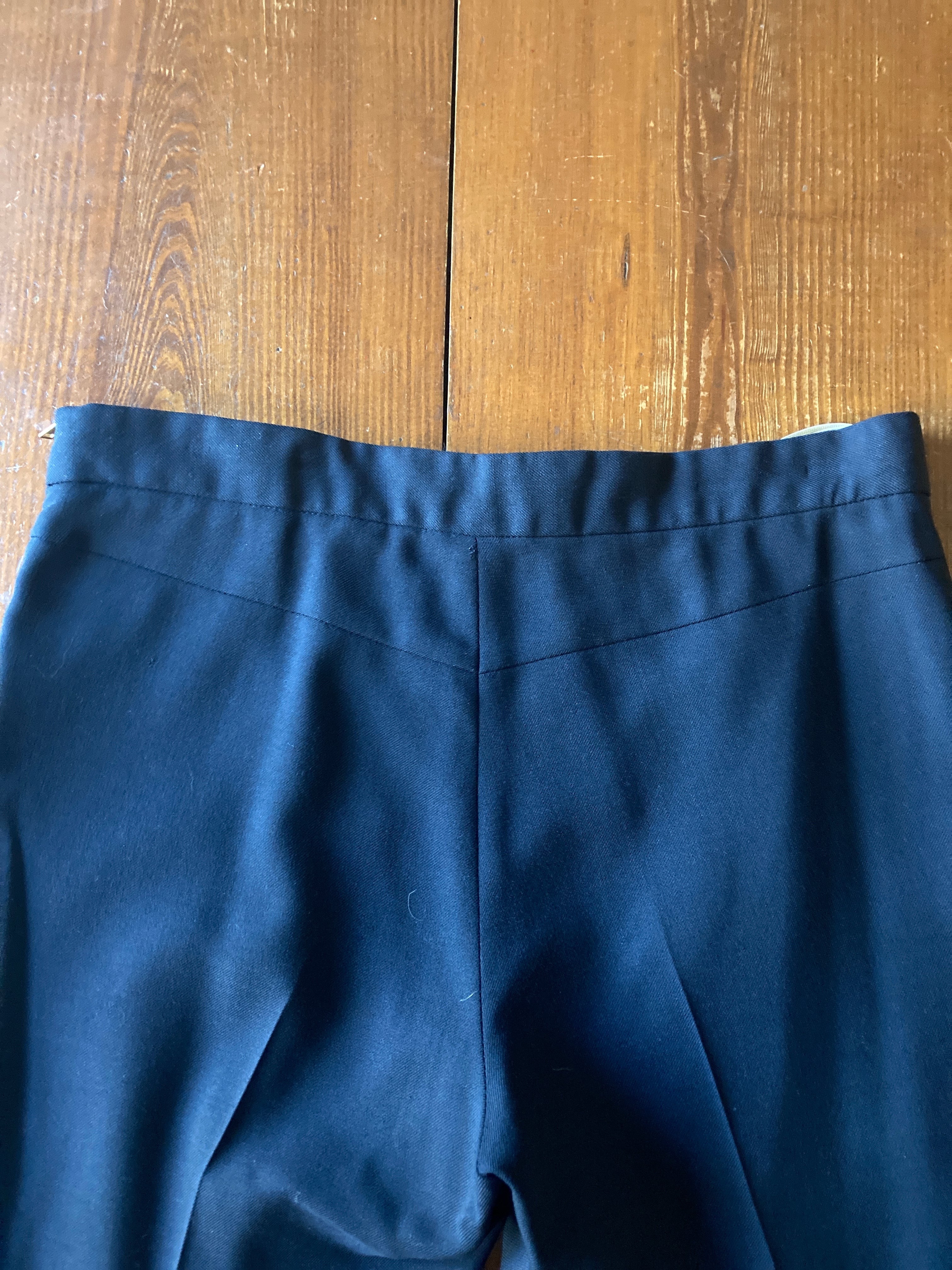 Marni Side Zip Navy Pants, 40