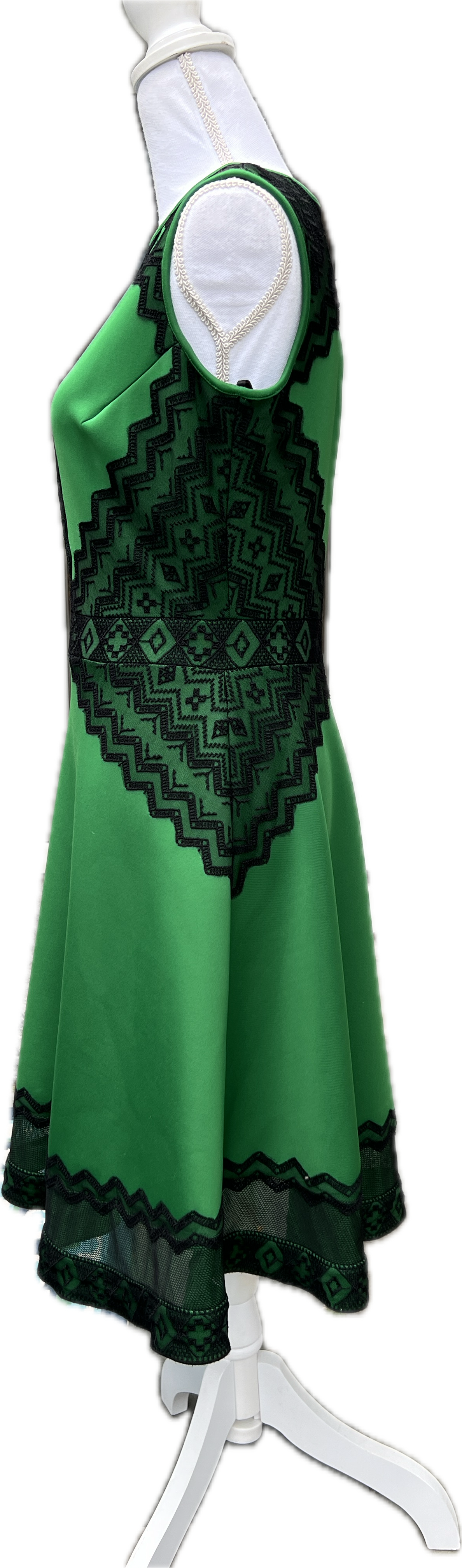 Tadashi Shoji Green Stretch Party Dress, 8