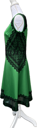 Load image into Gallery viewer, Tadashi Shoji Green Stretch Party Dress, 8
