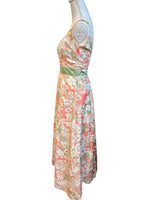 Load image into Gallery viewer, Jean Allen Vintage Peach and Sage Floral Dress, 14
