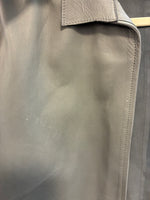 Load image into Gallery viewer, Margon Grey Leather Jacket, L
