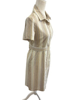 Load image into Gallery viewer, Handmade Short Sleeve "Uniform" Shirt Dress, S/M
