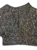 Load image into Gallery viewer, Dries Van Noten Batwing Chunky Black/Blue/Pink Sweater Cardigan, M

