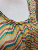 Load image into Gallery viewer, Matta Silk Multicolor Scoopneck Tent Dress, S
