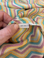 Load image into Gallery viewer, Matta Silk Multicolor Scoopneck Tent Dress, S
