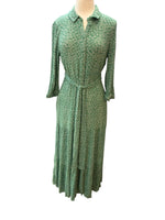 Load image into Gallery viewer, Boden Viola Green Maxi Shirt Dress, 8
