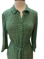 Load image into Gallery viewer, Boden Viola Green Maxi Shirt Dress, 8
