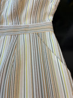 Load image into Gallery viewer, Handmade Short Sleeve "Uniform" Shirt Dress, S/M
