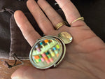 Load image into Gallery viewer, Judith Leiber Minaudière Amethyst Floral Art Deco Crystal Clutch with Box, Tags &amp; Mirror
