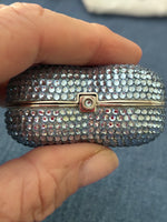 Load image into Gallery viewer, Judith Leiber "I Do" Crystal Pillbox
