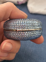 Load image into Gallery viewer, Judith Leiber "I Do" Crystal Pillbox
