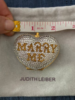 Load image into Gallery viewer, Judith Leiber "Marry Me" Crystal Pill box Trinket Box
