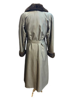 Load image into Gallery viewer, Création Sprung Frères Vintage Silk Evening Coat with Removable Mink Lining, M
