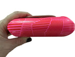 Load image into Gallery viewer, Yuichi Tachiyama Pink Geometric Print Leather Coin Purse and Card Holder
