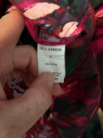 Load image into Gallery viewer, Ulla Johnson Magenta Floral Vienne Blouse in Hibiscus with Tags, 2

