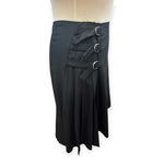 Load image into Gallery viewer, Jil Sander Black Buckle Skirt, L
