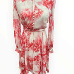 Load image into Gallery viewer, Beulah London Sabitri Red Roses Long Sleeve Dress, 10

