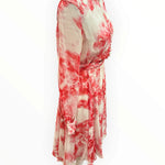 Load image into Gallery viewer, Beulah London Sabitri Red Roses Long Sleeve Dress, 10
