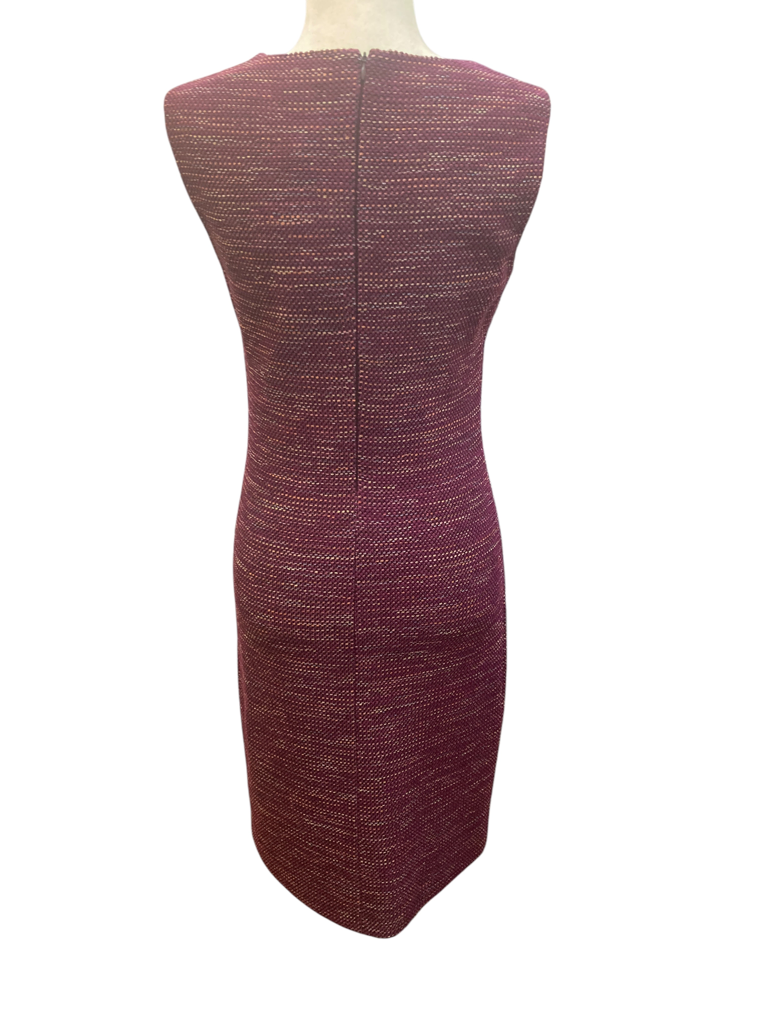 St. John Purple Tweed Shift Dress, 4 – Second Serve Resale St. John Purple Tweed Shift Dress, 4 – Second Serve Resale