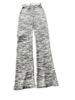 Load image into Gallery viewer, Missoni Orange Label Fine Knit Black and White Flared Stretch Pants, XS
