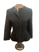 Load image into Gallery viewer, Jean-Louis Scherrer Boutique Vintage Charcoal Wool Blazer, M
