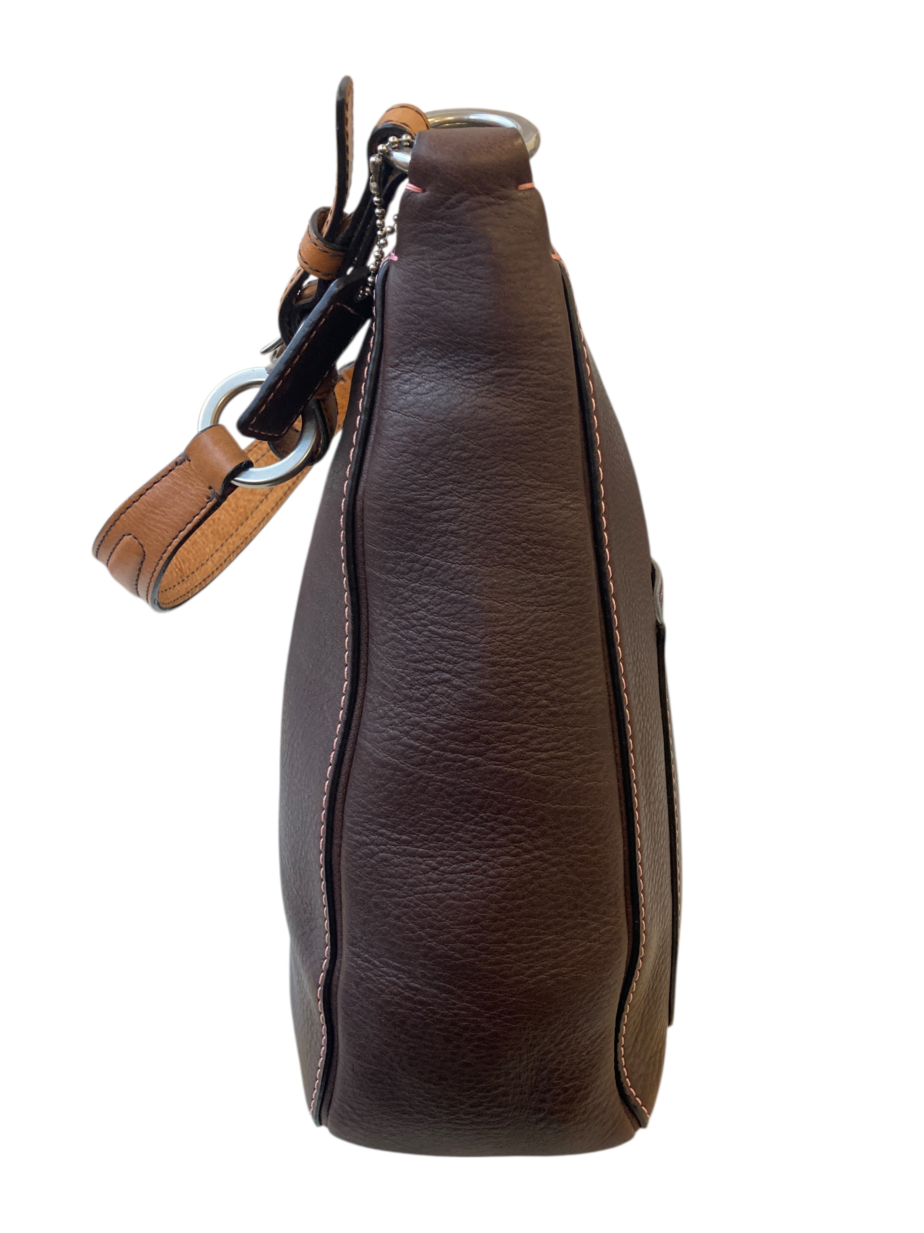 Coach Vintage Mahogany North South Chelsea Hobo Handbag #8E98