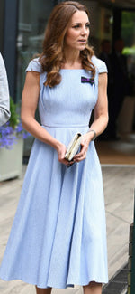 Load image into Gallery viewer, Emilia Wickstead Light Periwinkle Jordin  Dress, S
