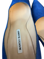 Load image into Gallery viewer, Manolo Blahnik Royal Blue Suede Pumps, 40
