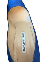 Load image into Gallery viewer, Manolo Blahnik Royal Blue Suede Pumps, 40
