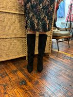 Load image into Gallery viewer, Manolo Blahnik Black Suede Tall Boots, 40.5

